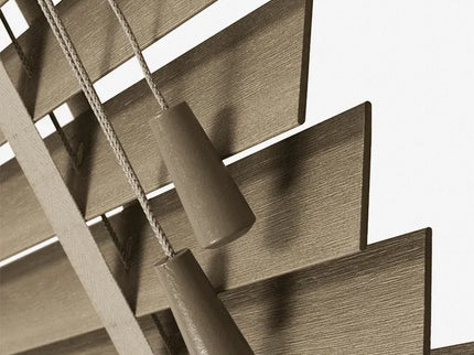 Houten Jaloezieën 50mm RUSTIEK