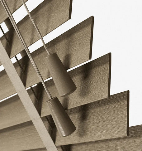 Houten Jaloezieën 50mm RUSTIEK